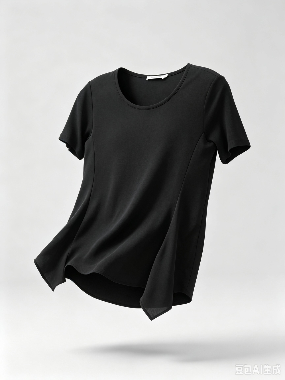 T Alexander Wang black short‑sleeve top